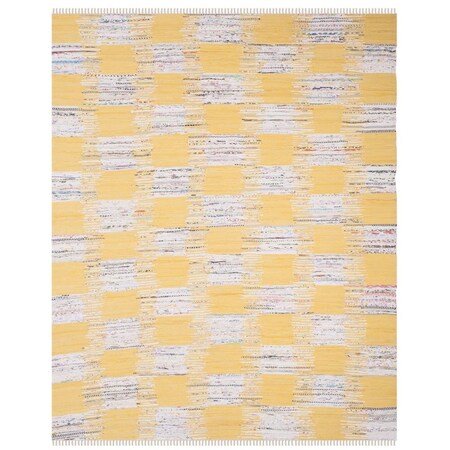 Safavieh Montauk Hand Woven Large Rectangular Area Rug Yellow & Multicolor - 8 x 10 ft. MTK721A-8